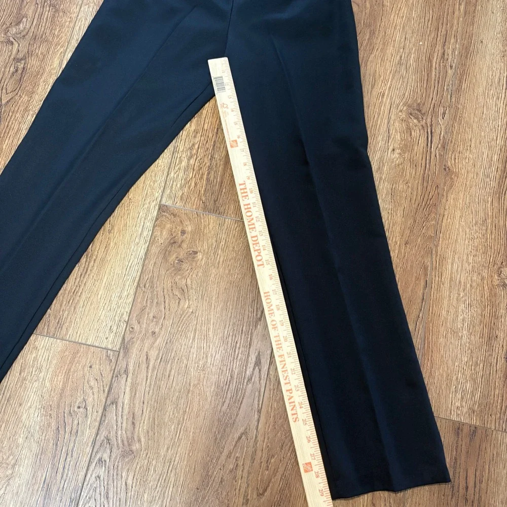 VTG I.N. San Francisco Black High Waisted Dress Pants Trousers Size 7 USA Career